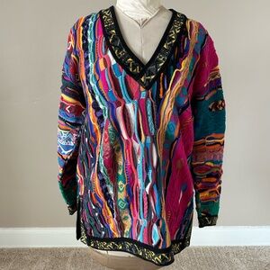 COOGI Multicolor V-Neck Sweater